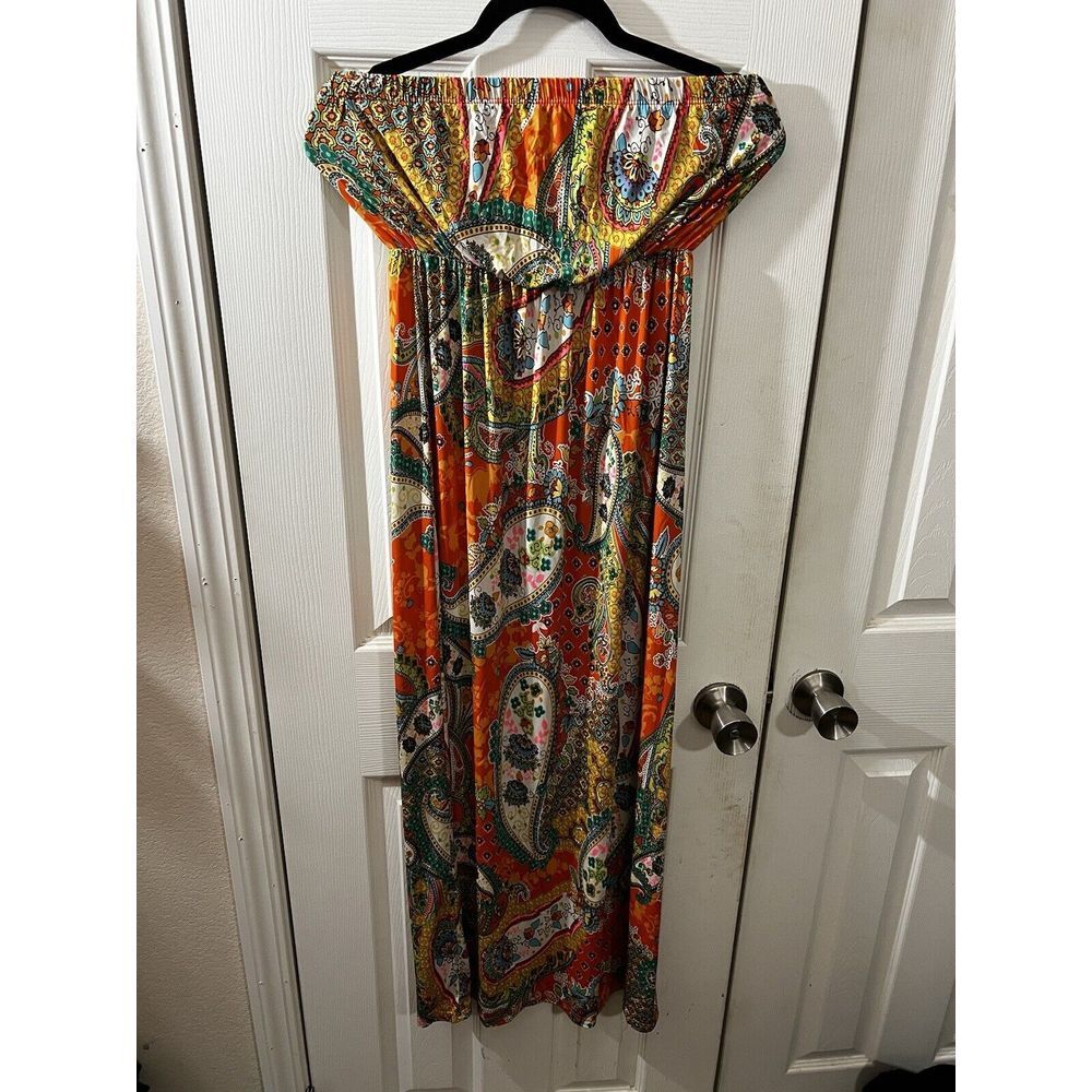R. Rogue USA Women's Dress Strapless Mutlicolor Size Medium
